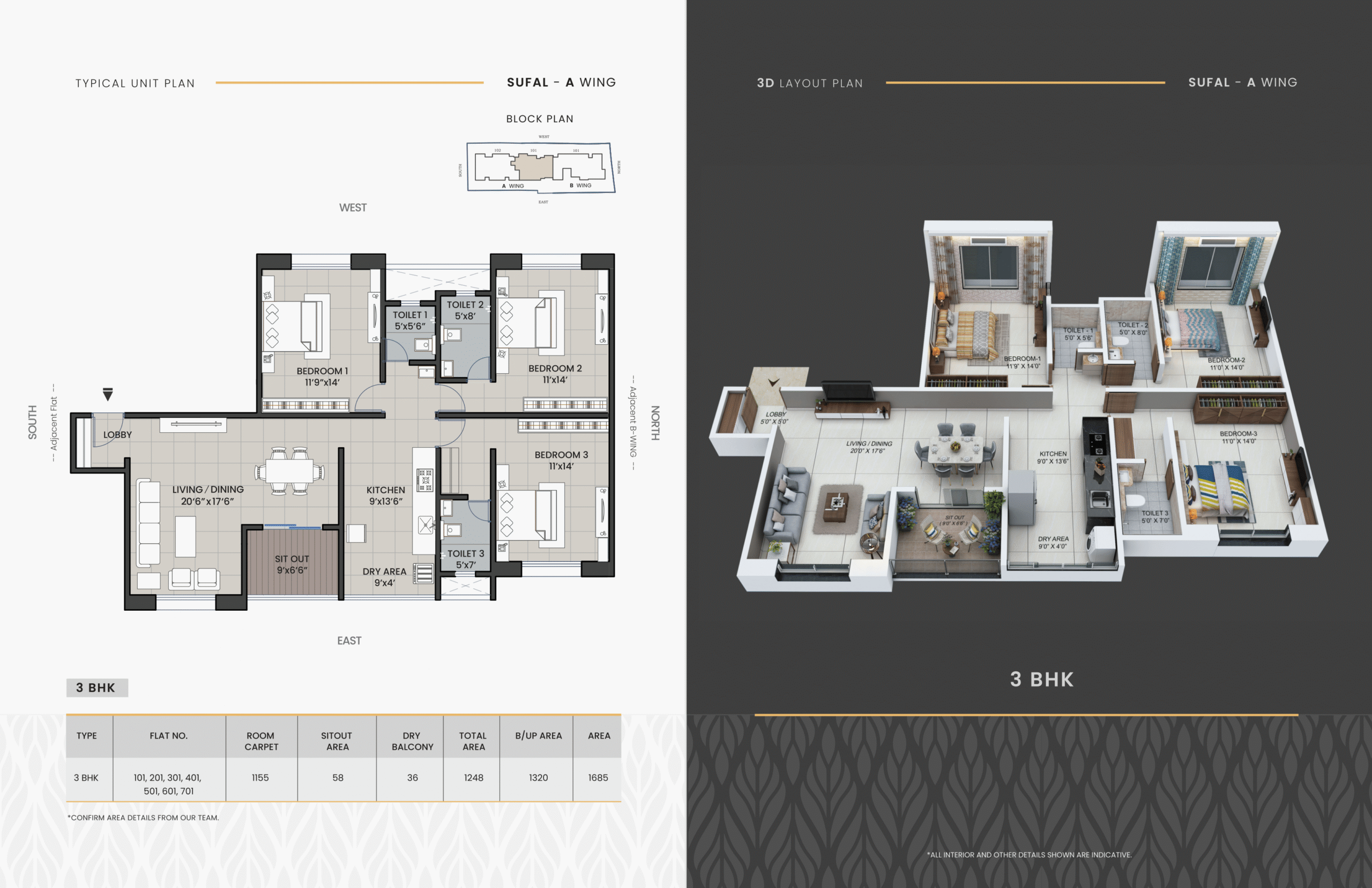 4 BHK Floor Plan